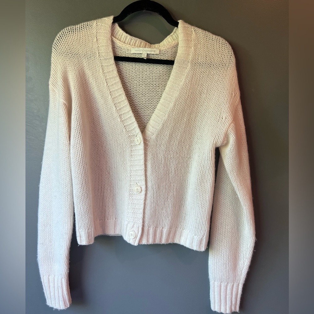 NAKED CASHMERE, short cardigan, size small, perfect condition